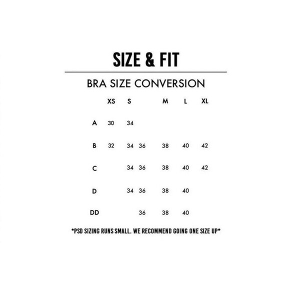 PSD Womens Size XL Sports Bra Neon Green Pink Money Bill Bra Size 36DD-40C NEW - Picture 4 of 12